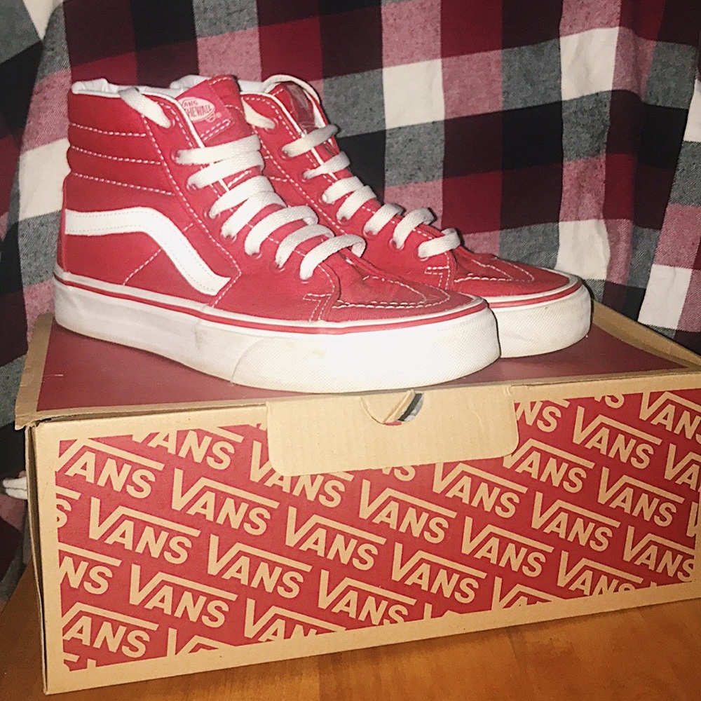 Sk8-hi Red Vans